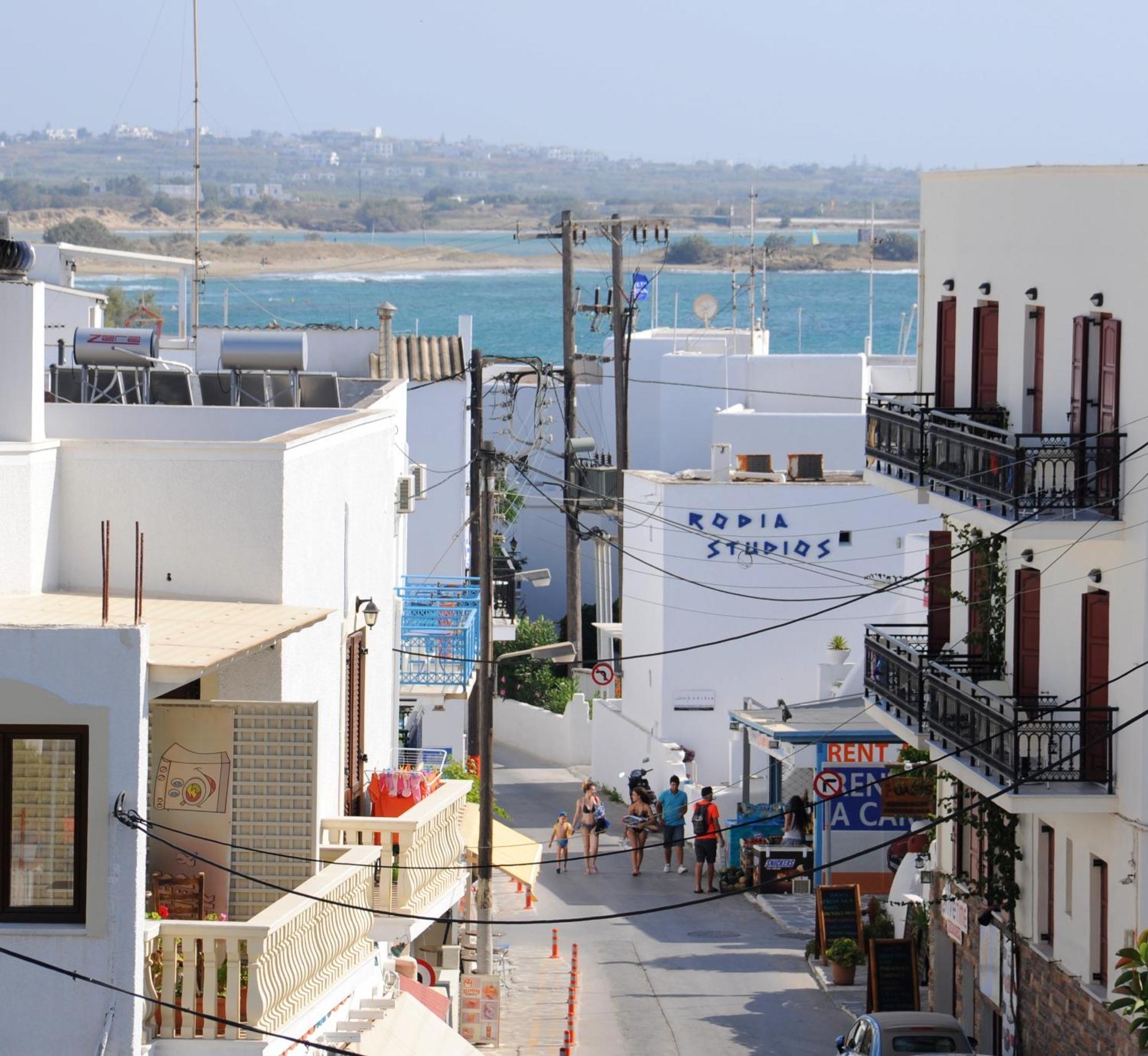 St George Beach Apartment Naxos City ภายนอก รูปภาพ